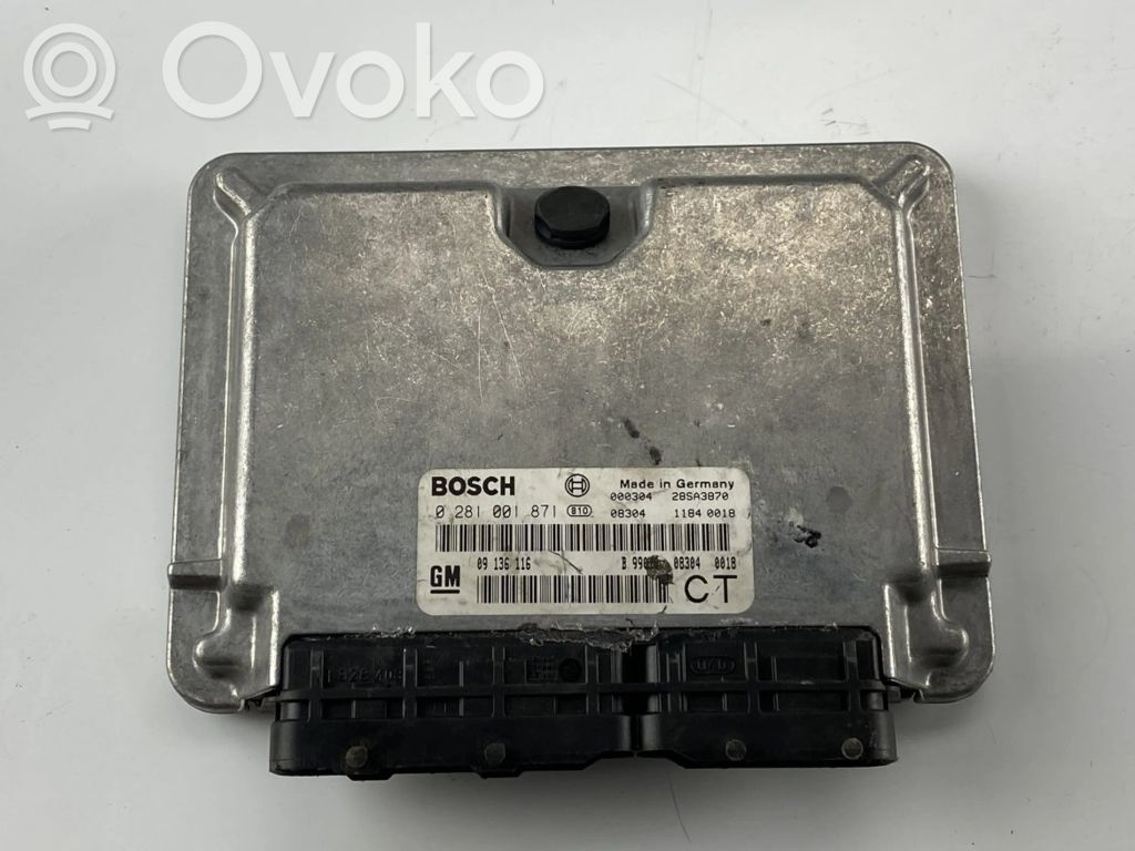 Opel Vectra B Engine control unit/module 