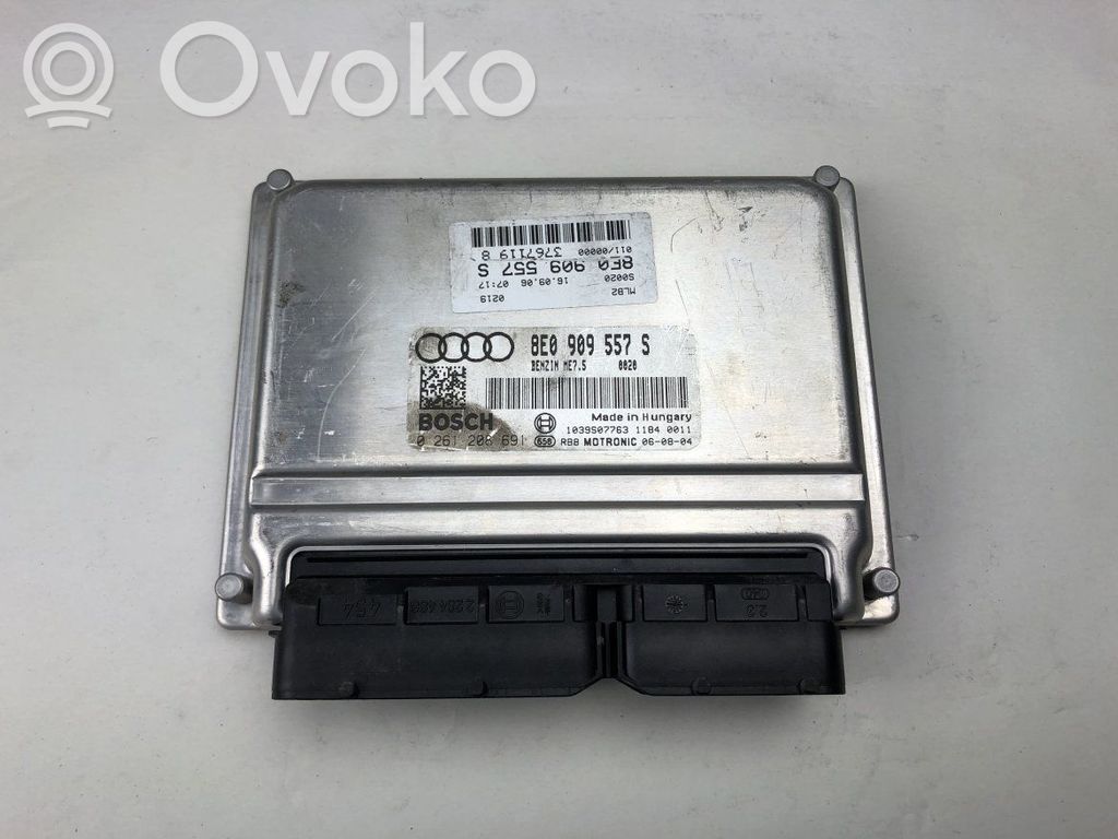 Engine control unit/module   0261208691,8E0909557S,8E0909557S,1039S07763,3767119