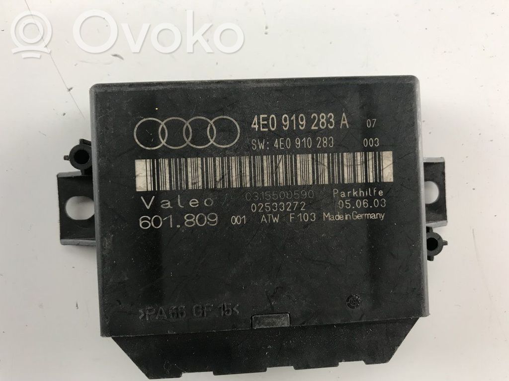 Audi A8 S8 D3 4E Parking PDC control unit/module 