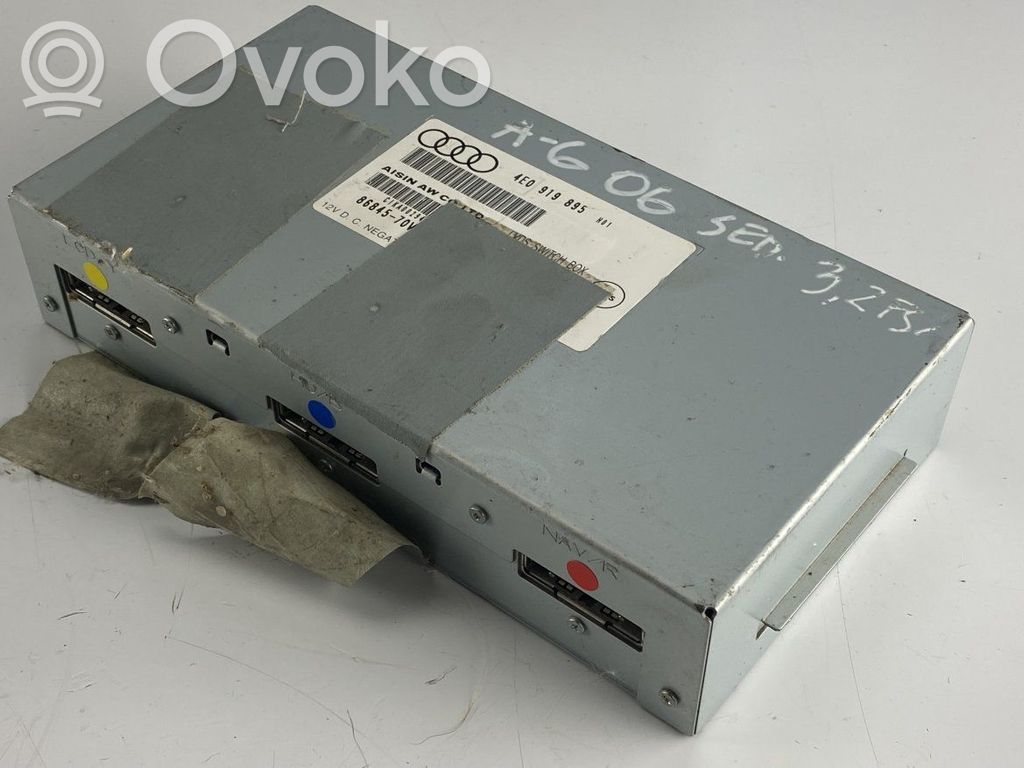 Audi A6 S6 C6 4F GPS navigation control unit/module 