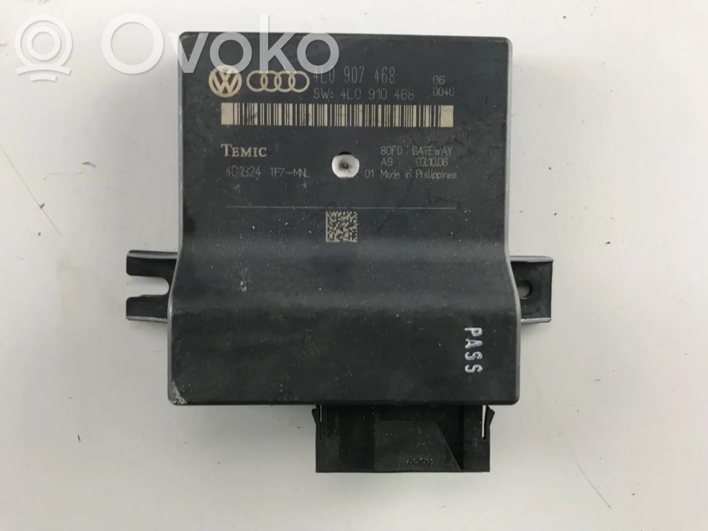 Audi A6 S6 C6 4F Gateway control module 