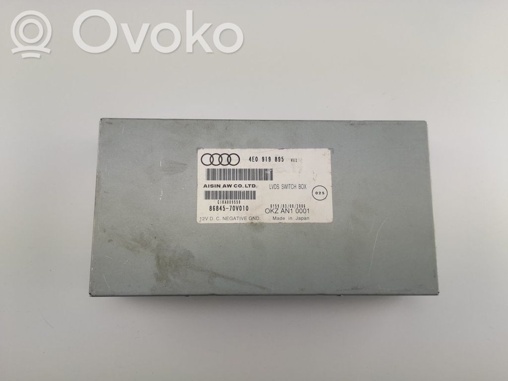 Audi A6 S6 C6 4F GPS navigation control unit/module 