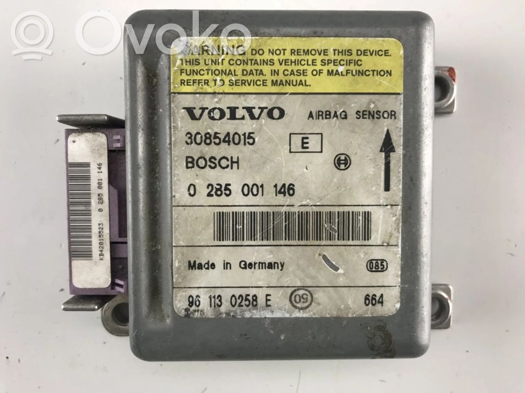 Volvo S40, V40 Airbag control unit/module 