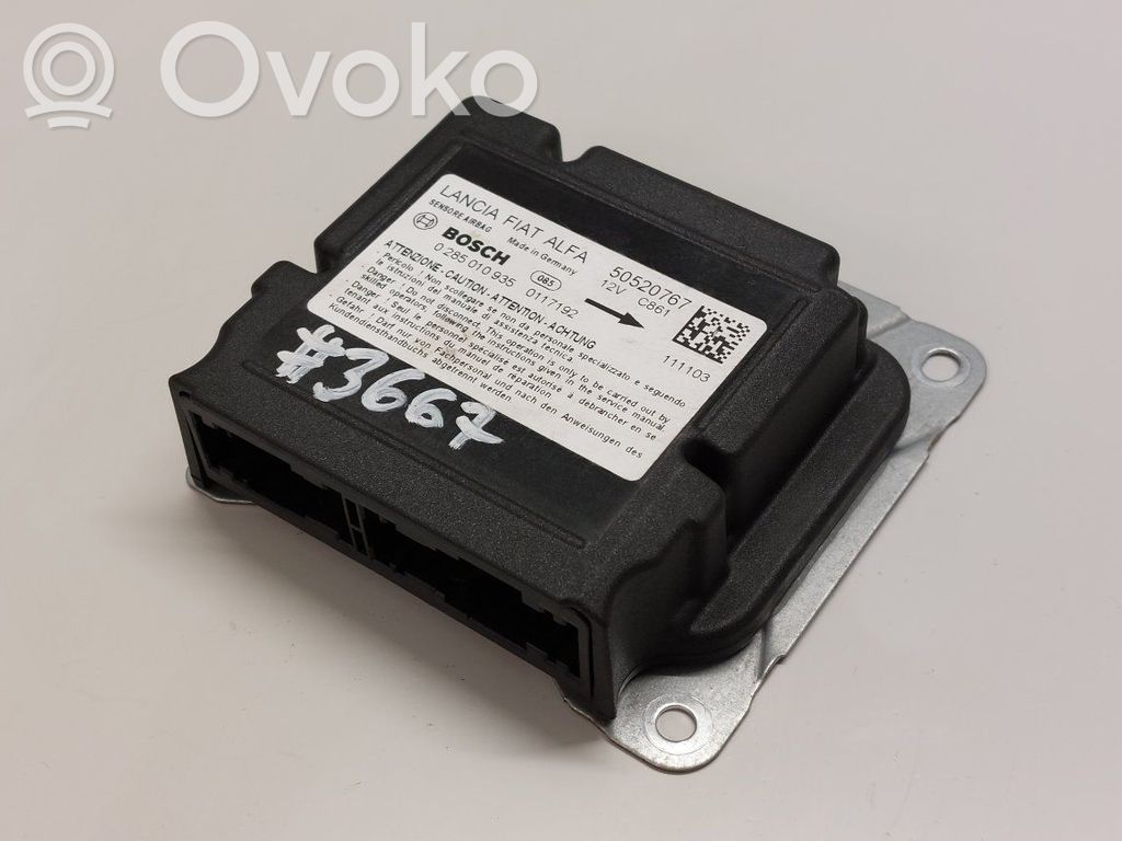 Alfa Romeo Giulietta Airbag control unit/module 