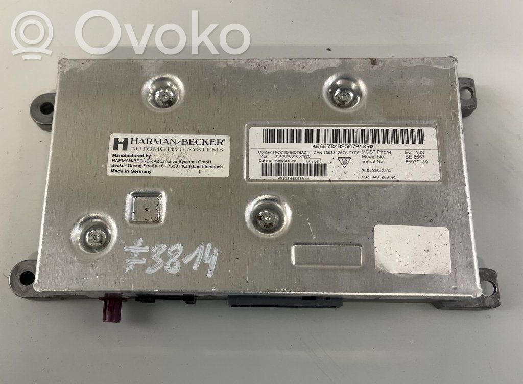 Porsche Cayenne (9PA) Unitate/modul control telefon 