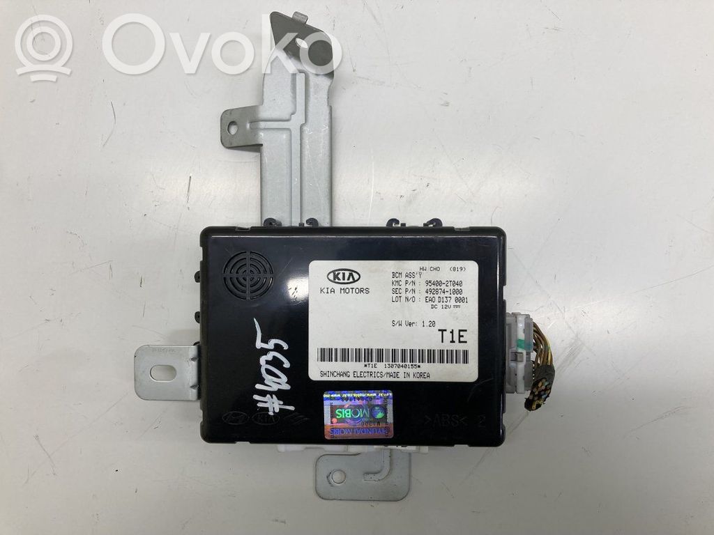 KIA Optima Module de contrôle carrosserie centrale 