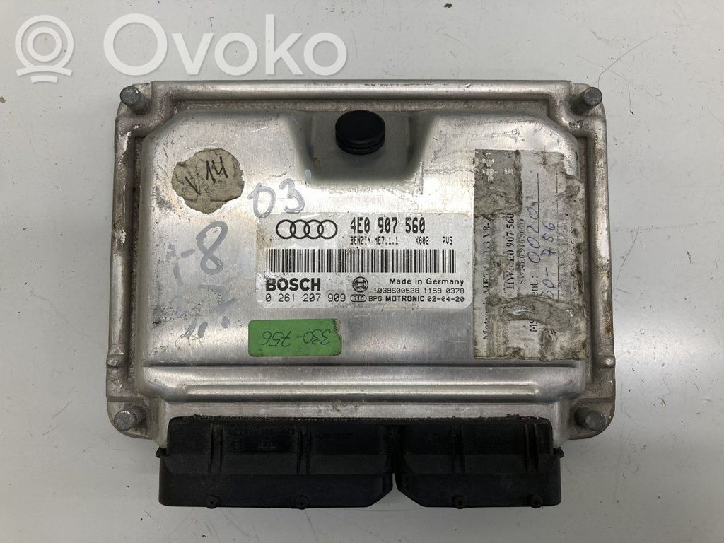 Engine control unit/module   4E0907560,4E0907560