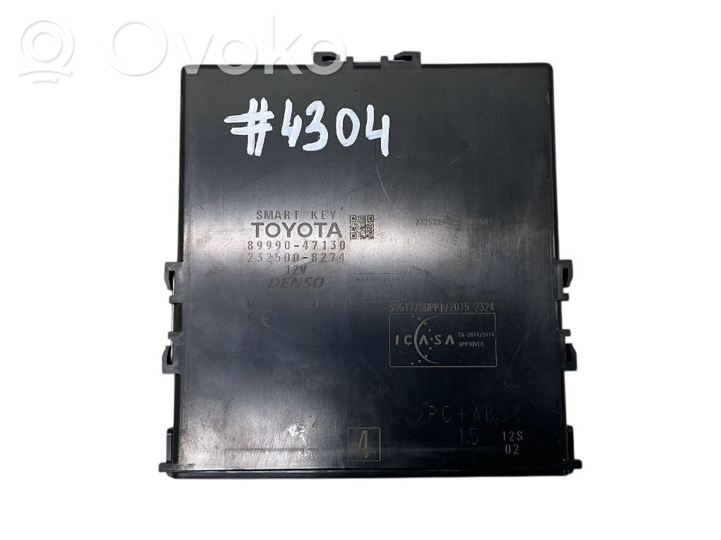 Toyota Prius (XW50) Unitate/modul de control fără cheie (KESSY) 