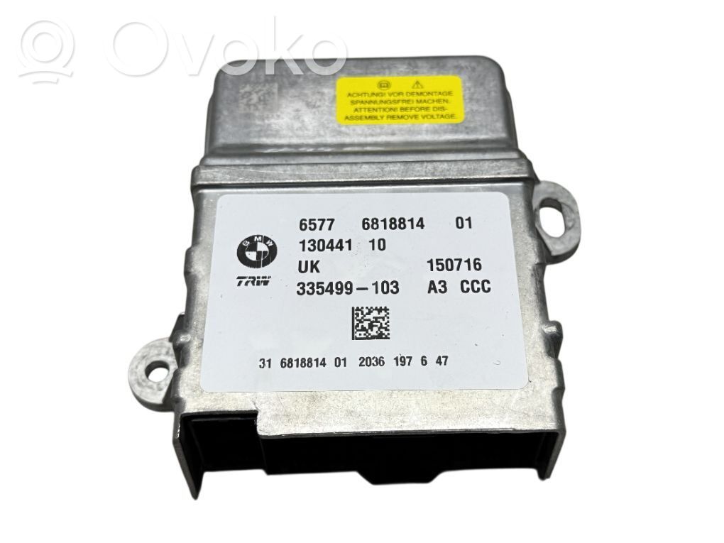 Sterownik / Moduł Airbag   65776818814,65776818814,6818814