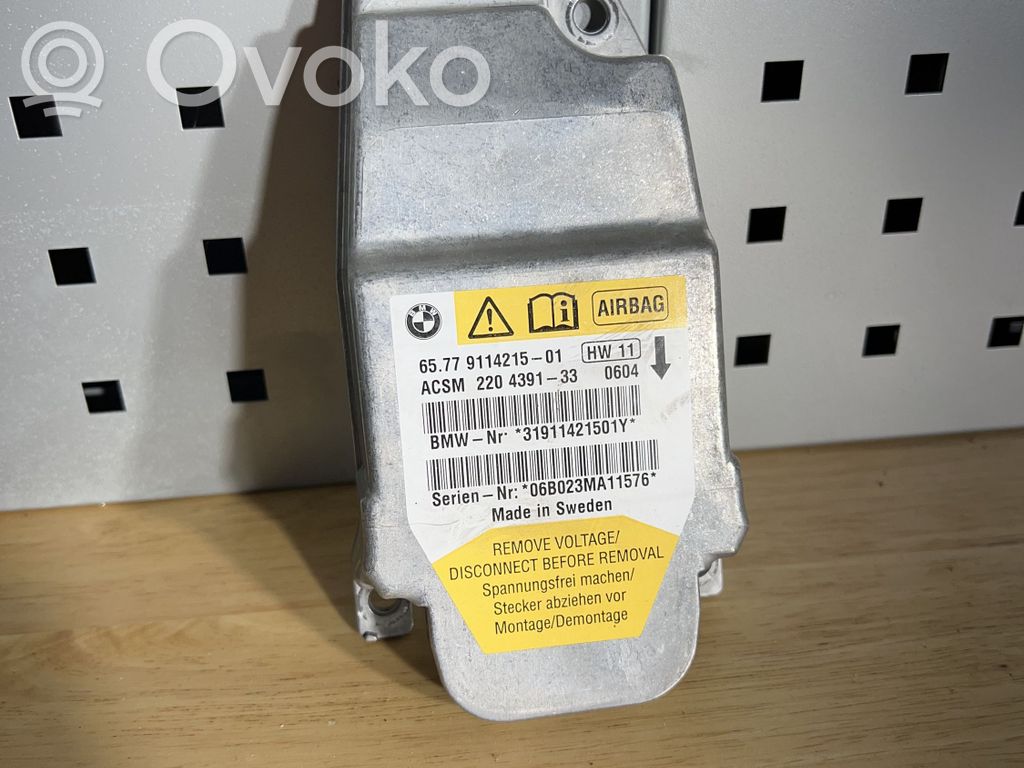 Airbag control unit/module   9114215,31911421501Y