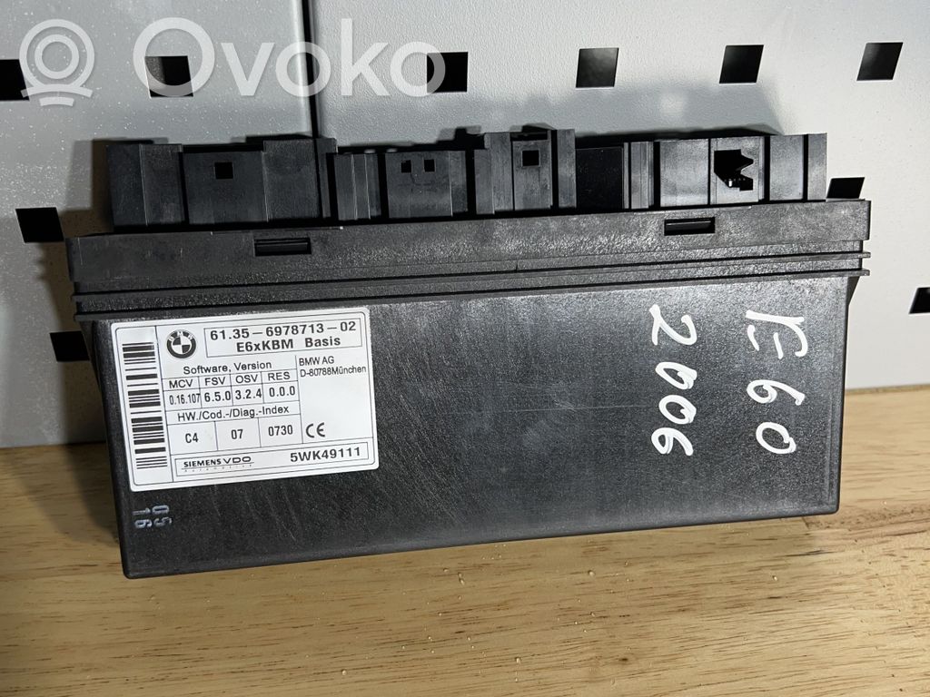 BMW 5 E60 E61 Comfort/convenience module 