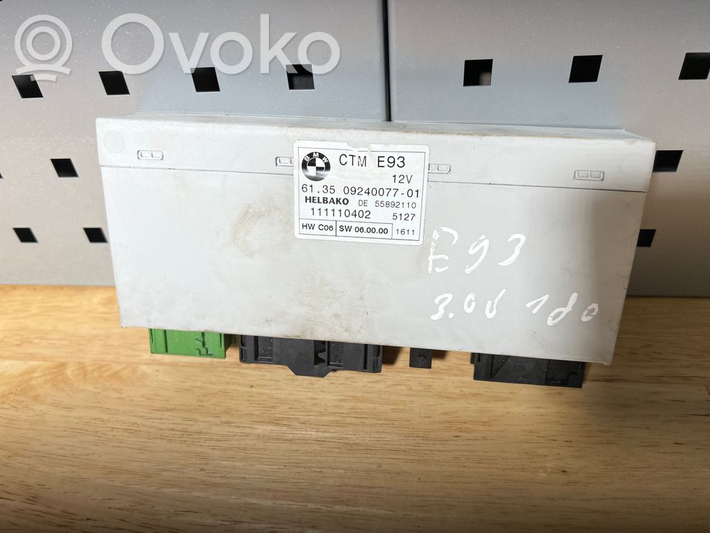 BMW 3 E92 E93 Convertible roof control unit 
