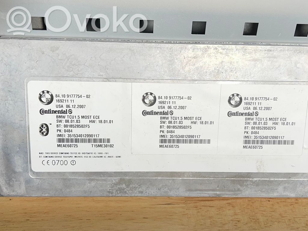 BMW 3 E90 E91 Bluetooth control unit module 