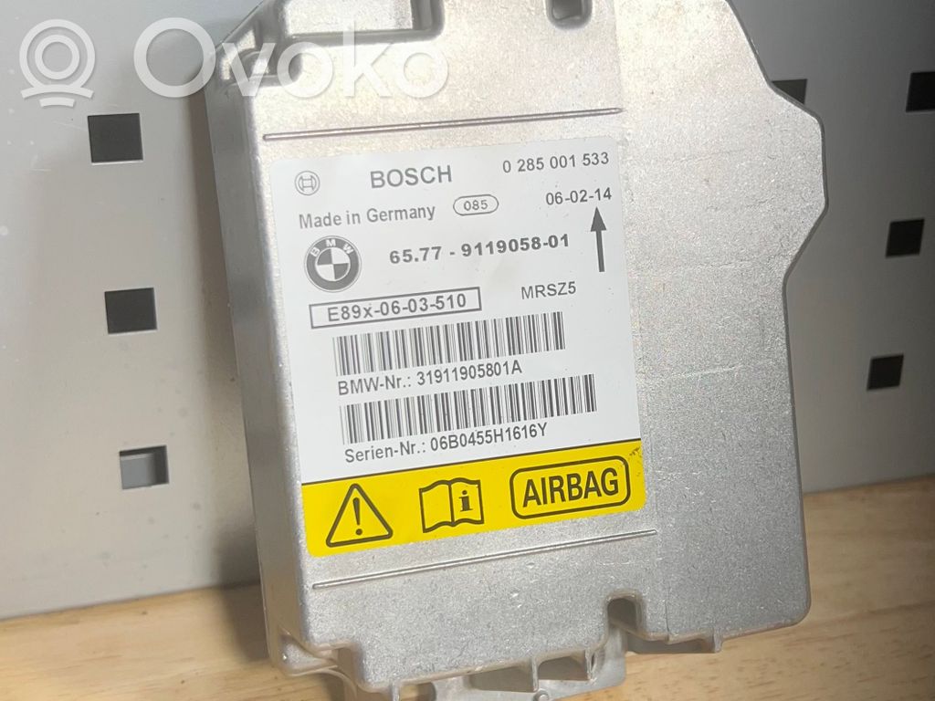 BMW 3 E90 E91 Airbag control unit/module 