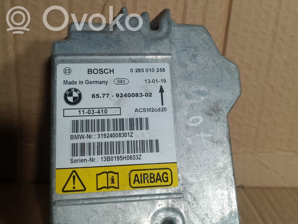 BMW X5 E70 Airbag control unit/module 