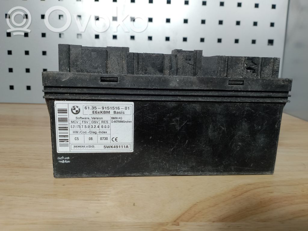 BMW 5 E60 E61 Komforto modulis 