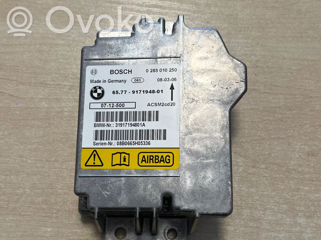 BMW X5 E70 Airbag control unit/module 