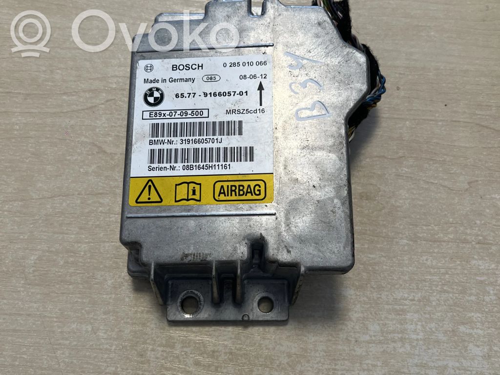 Unidad de control/módulo del Airbag   9166057,65779166057,0285010066