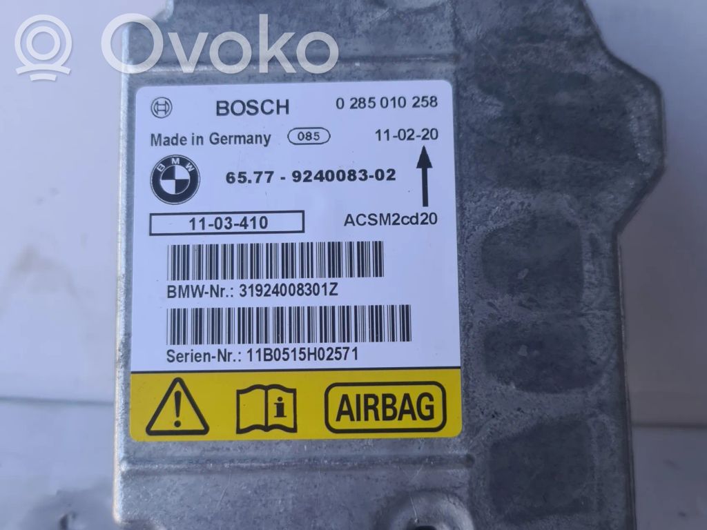 BMW X5 E70 Airbag control unit/module 