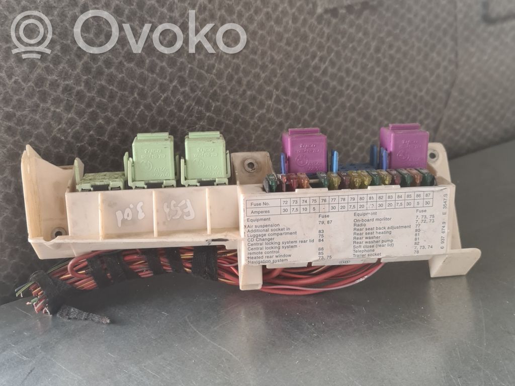 BMW X5 E53 Fuse box set 