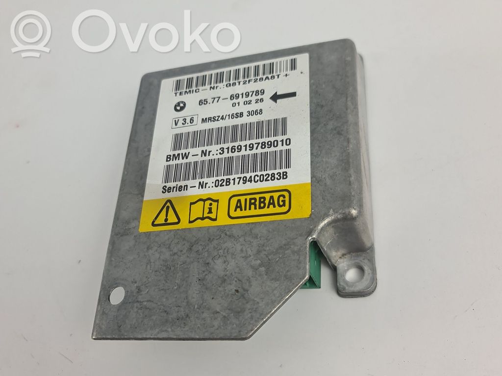Airbag control unit/module   6919789,65776919789