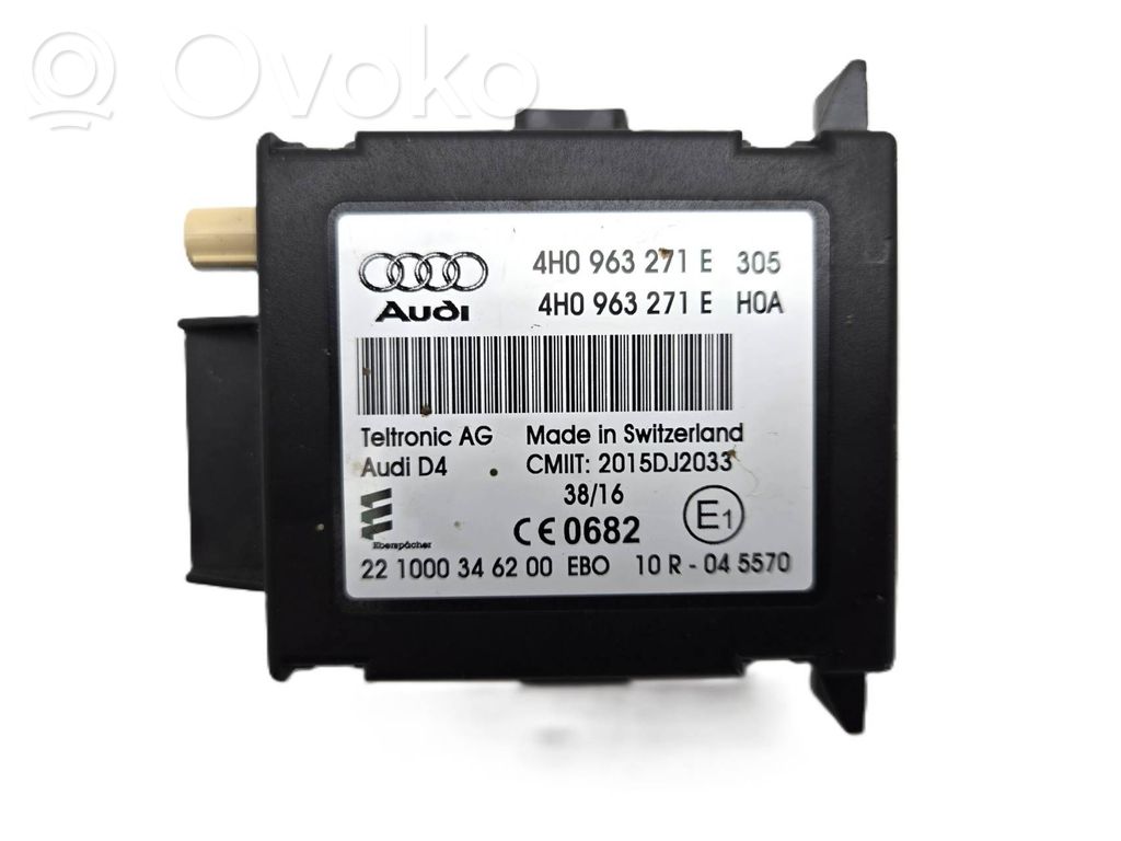 Audi A6 S6 C7 4G Unité de commande chauffage Webasto 