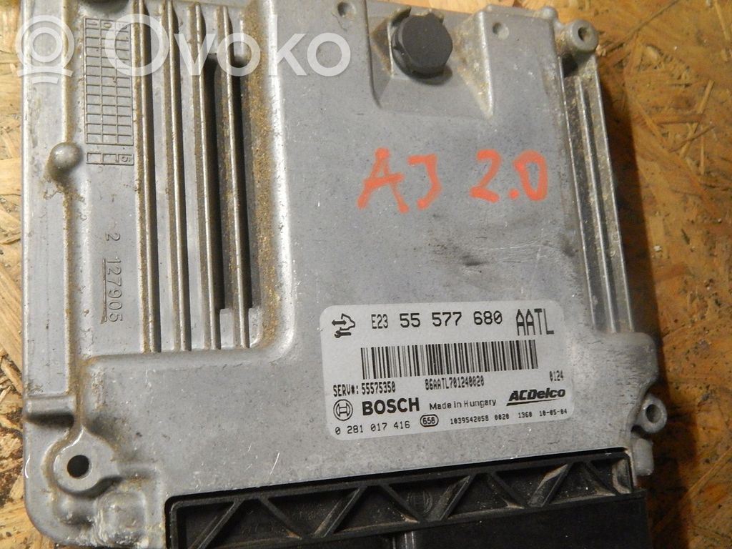 Opel Astra J Engine control unit/module 