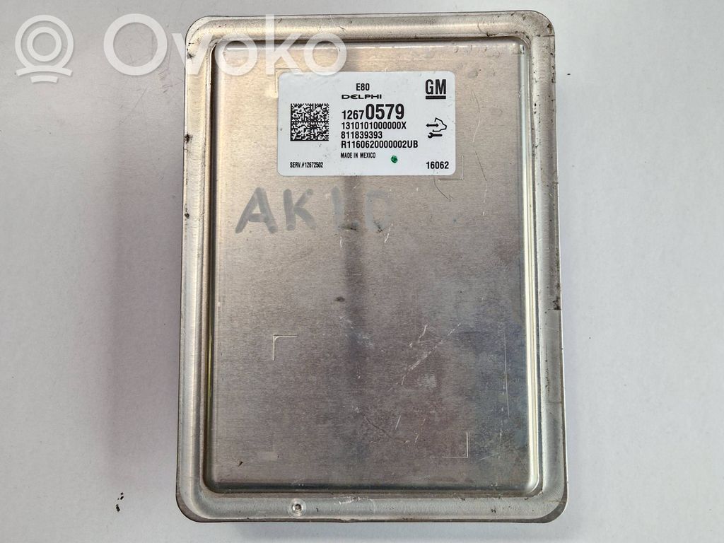 Opel Astra K Engine control unit/module 