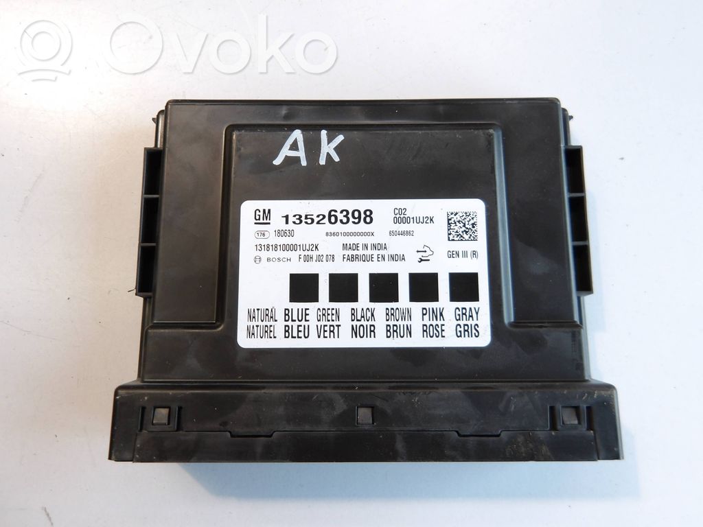 Opel Astra K Module confort 