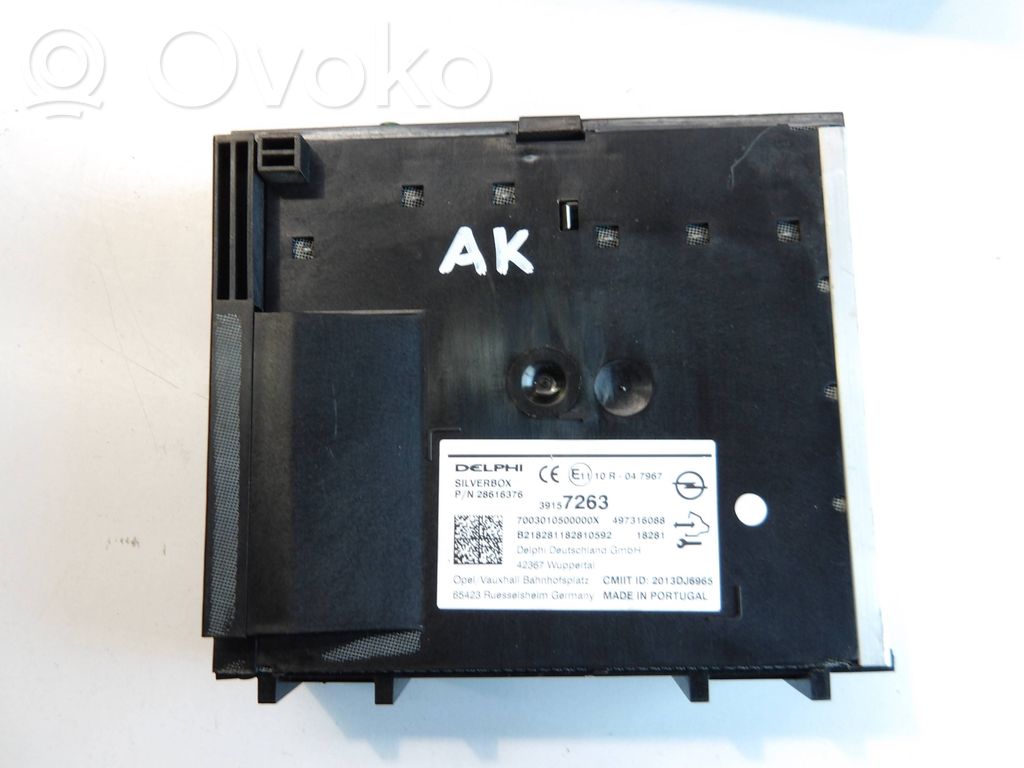 Opel Astra K Unitate principală radio/CD/DVD/GPS 