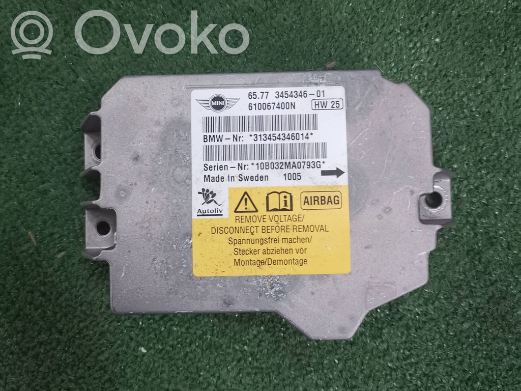 Airbag control unit/module   3454346