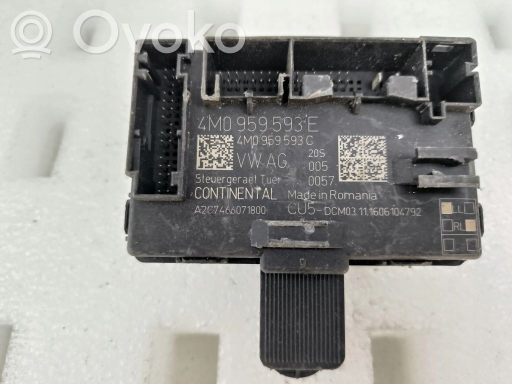 Door control unit/module   4M0959593E