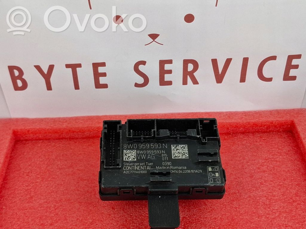 Audi A4 S4 B9 8W Durvju vadības bloks 