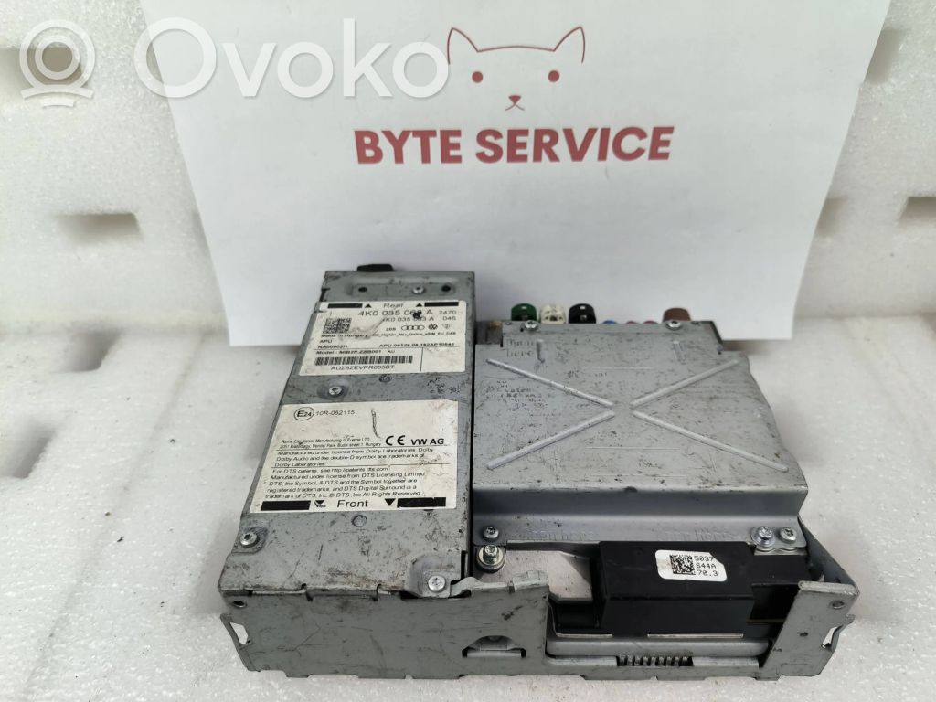Audi A6 S6 C8 4K GPS navigation control unit/module 
