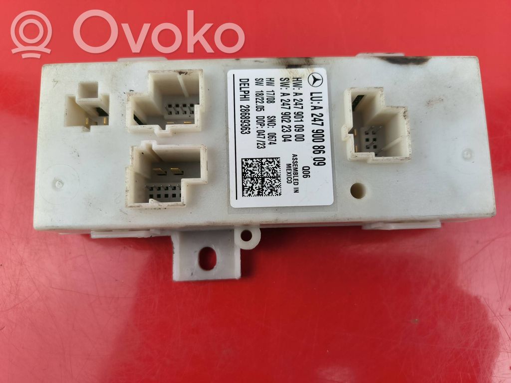 Mercedes-Benz B W247 Tailgate/trunk control unit/module 