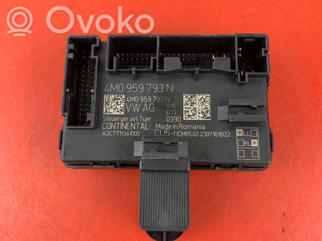 Audi A4 S4 B9 8W Door control unit/module 