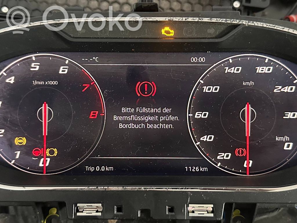 Seat Leon (5F) Speedometer (instrument cluster) 