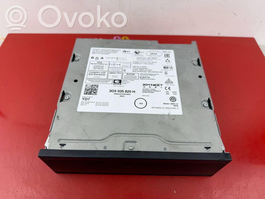 Volkswagen PASSAT B8 Unitate principală radio/CD/DVD/GPS 
