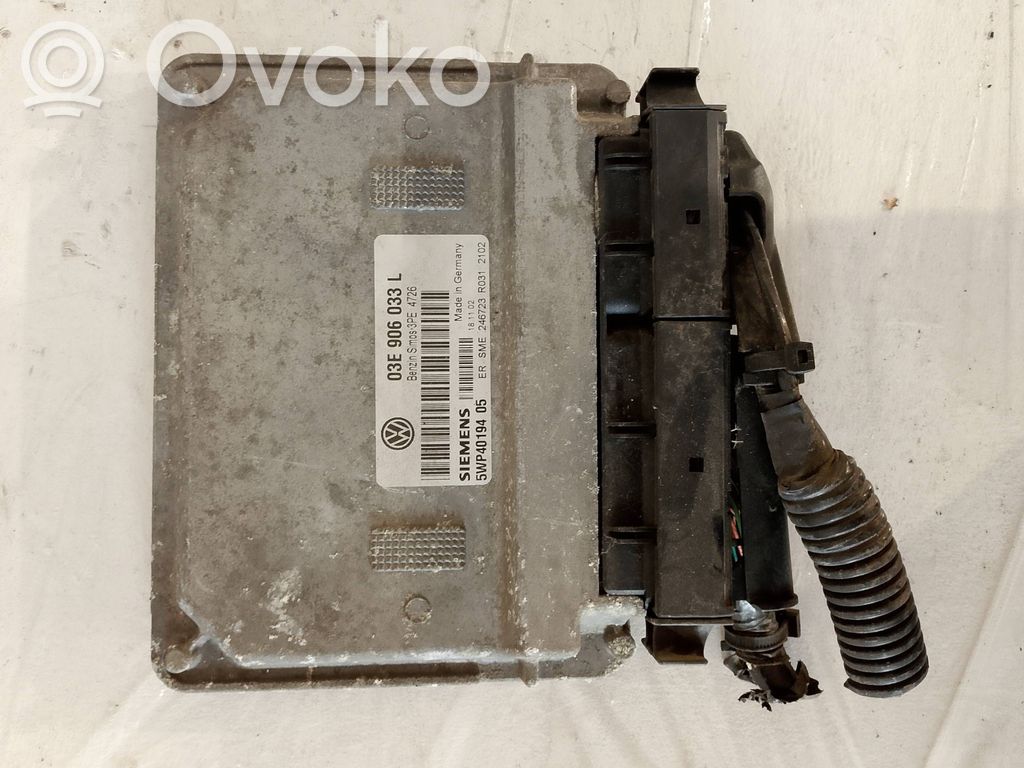 Volkswagen Polo IV 9N3 Unitate/modul de control motor 