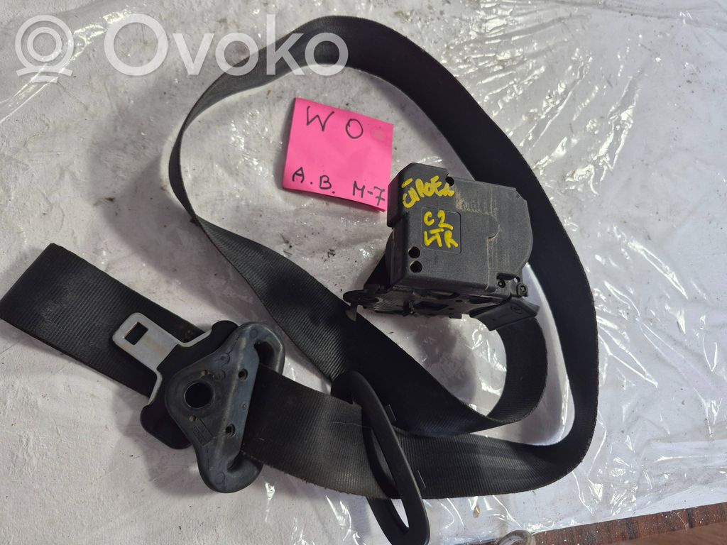 Citroen C2 Rear seatbelt 