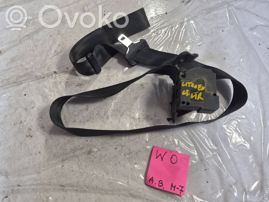 Citroen C2 Etuistuimen turvavyö 