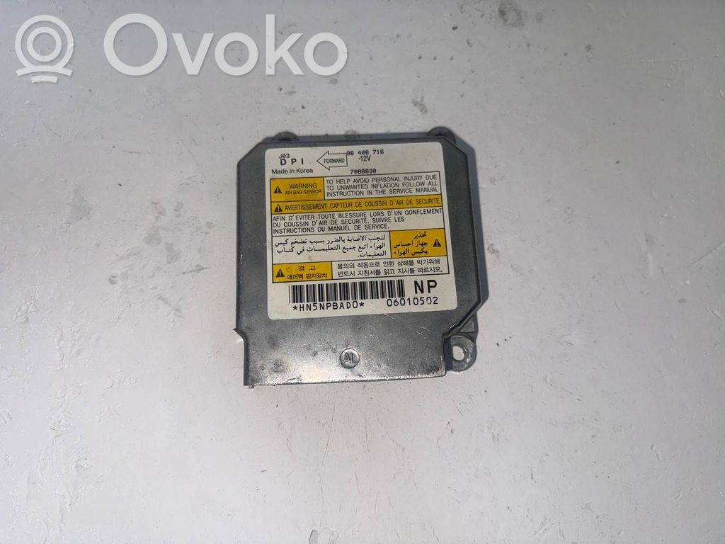 Chevrolet Lacetti Airbag control unit/module 