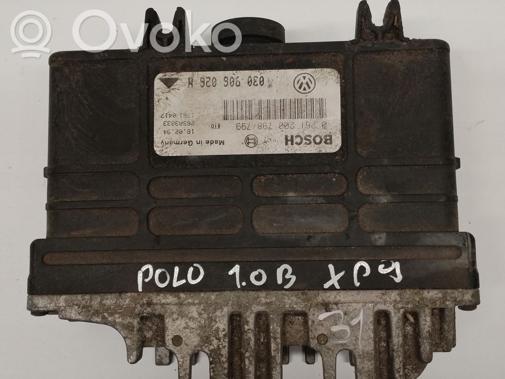 Volkswagen Polo III 6N 6N2 6NF Engine control unit/module 