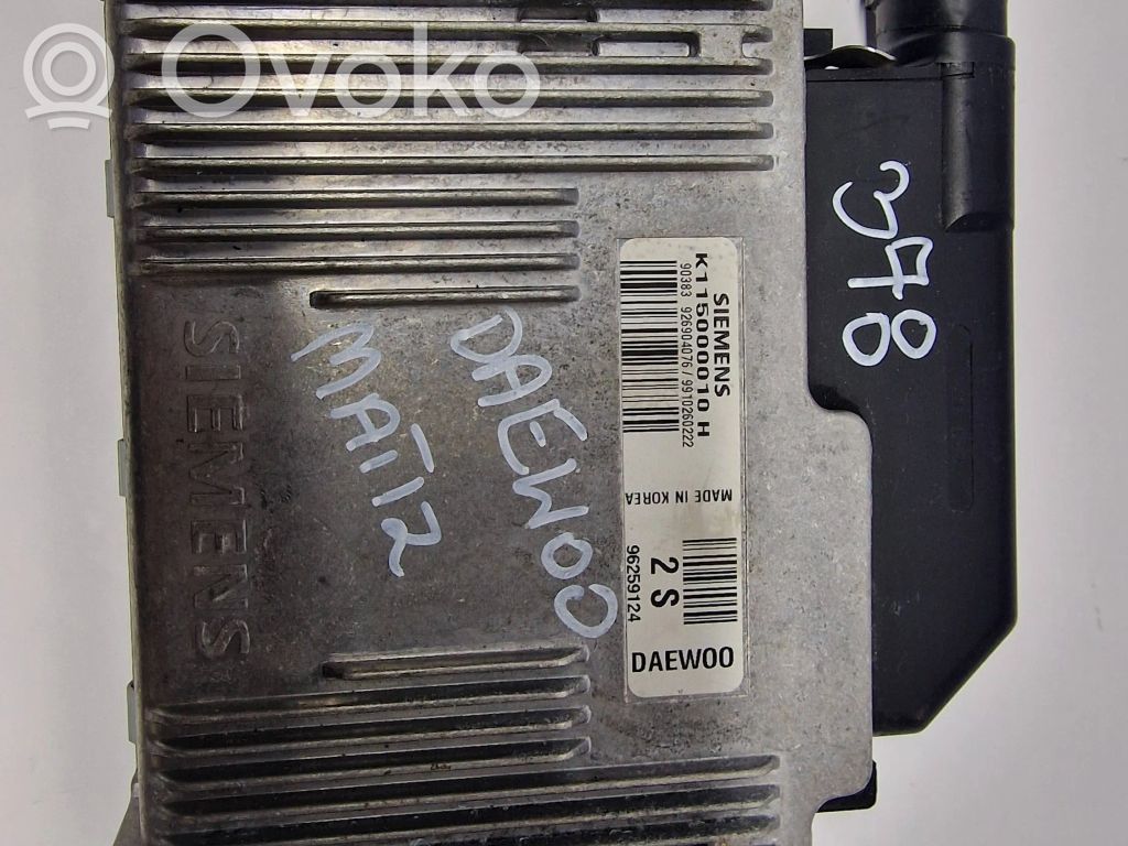 Daewoo Matiz Engine control unit/module 