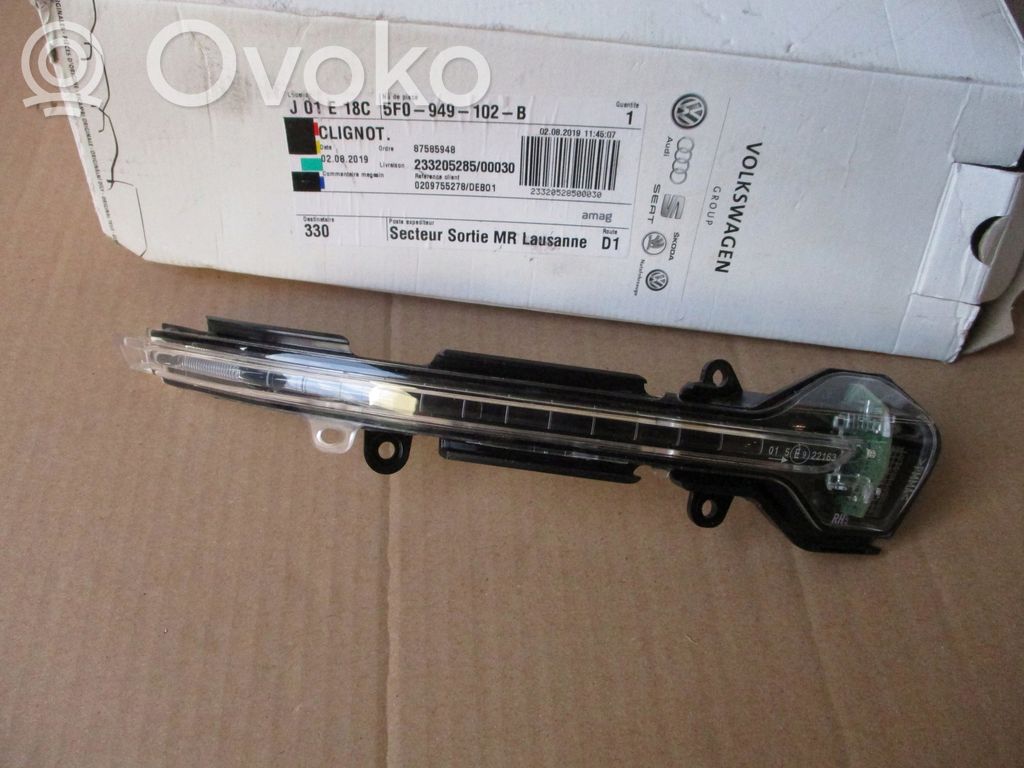 Seat Leon (5F) Mirror indicator light 