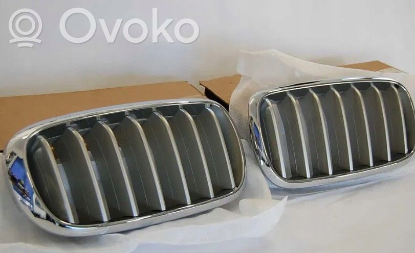 BMW X5 F15 Etupuskurin ylempi jäähdytinsäleikkö 