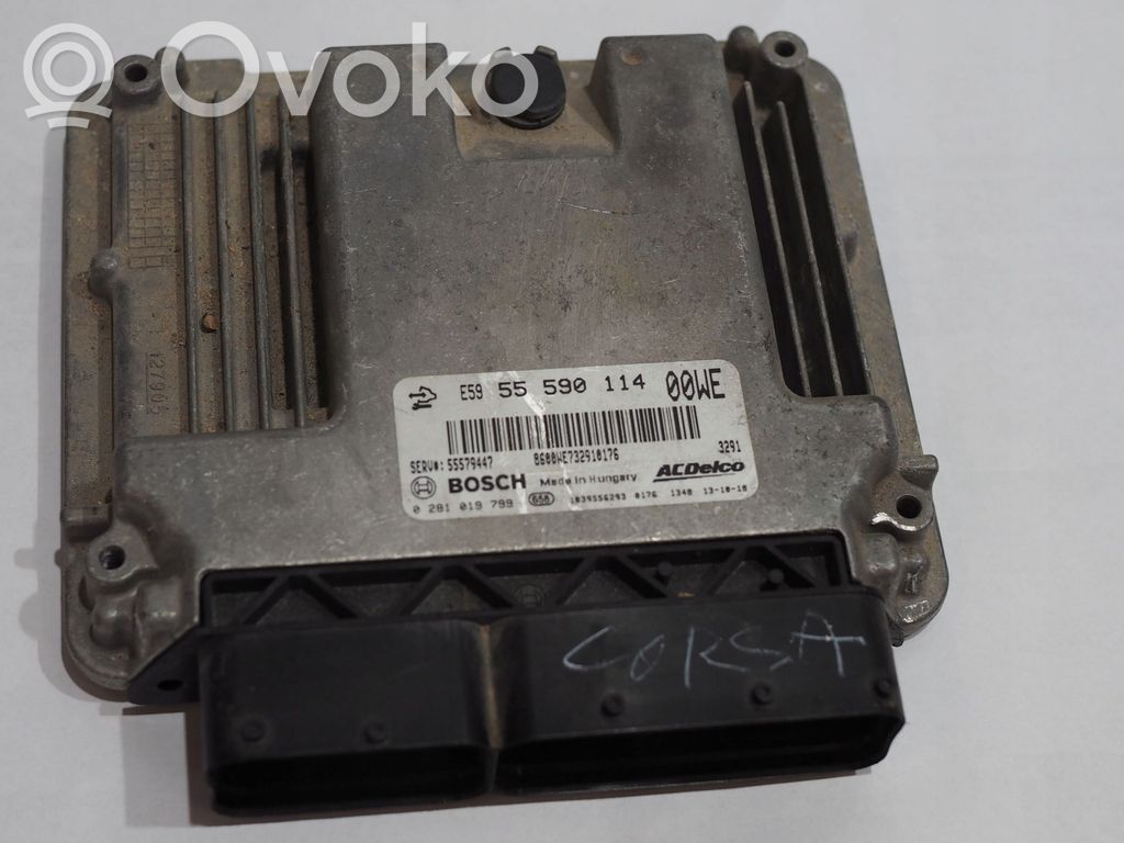 Opel Corsa D Sterownik / Moduł ECU 