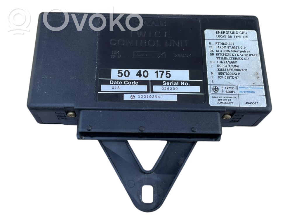 Saab 9-3 Ver1 Autres unités de commande / modules 