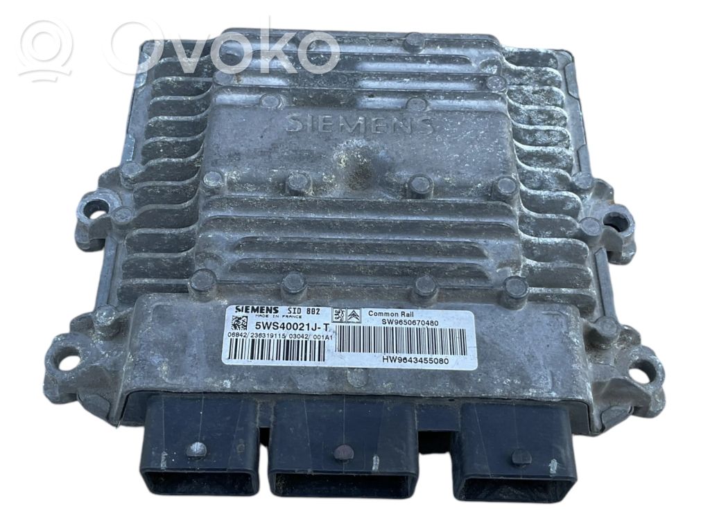 Citroen C3 Engine control unit/module 