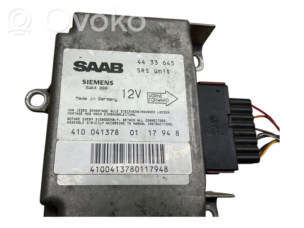 Saab 900 Gaisa spilvenu vadības bloks 